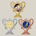 Médaille 50 mm en forme de trophée – Image 2
