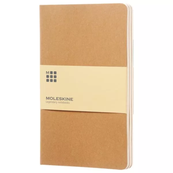Carnet Moleskine Journal Cahier L ligné – Couverture kraft personnalisable – Image 3