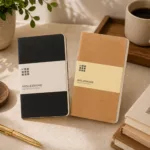 Cahier journal Moleskine L à pages ordinaires – Couverture kraft personnalisable