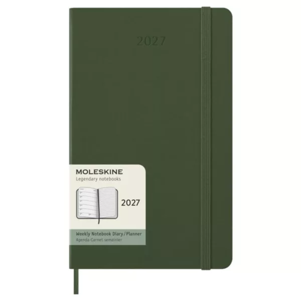 Agenda hebdomadaire Moleskine L 12 mois 2027 – Couverture rigide personnalisable – Image 2