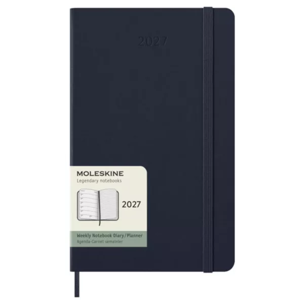 Agenda hebdomadaire Moleskine L 12 mois 2027 – Couverture rigide personnalisable – Image 5