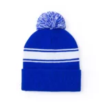 Bonnet à pompon bicolore en acrylique – Doux, chaud et personnalisable – Image 7