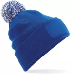Bonnet à pompon Snowstar® avec patch – Personnalisable – Image 5