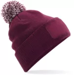 Bonnet à pompon Snowstar® avec patch – Personnalisable – Image 6