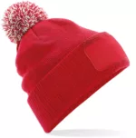 Bonnet à pompon Snowstar® avec patch – Personnalisable – Image 7