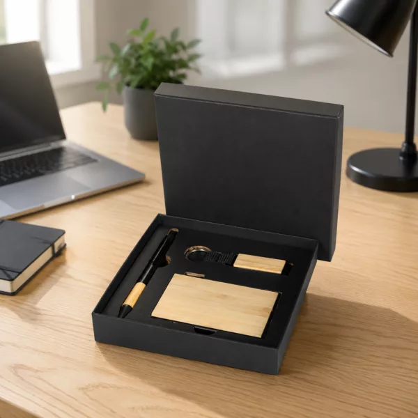 minja Coffret cadeau Minka en aluminium recyclé & bambou – Image 1